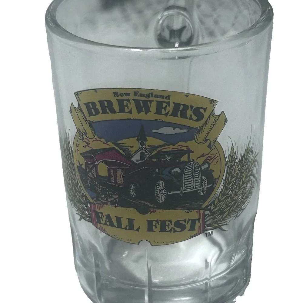 Vintage New England Brewers Fall Fest Handles Shot Glass
